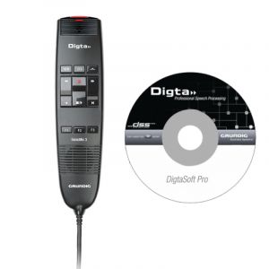 Digta SonicMic 3 Classic mit Digtasoft Pro Diktiersoftware