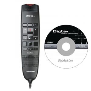 Digta SonicMic 3 mit Digtasoft One Diktiersoftware
